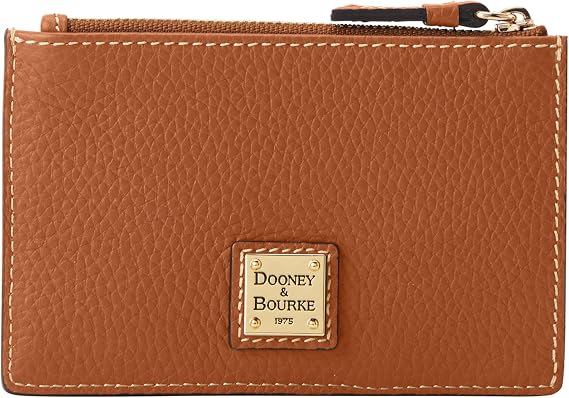 Dooney & Bourke Pebble Grain Zip Credit Card Case