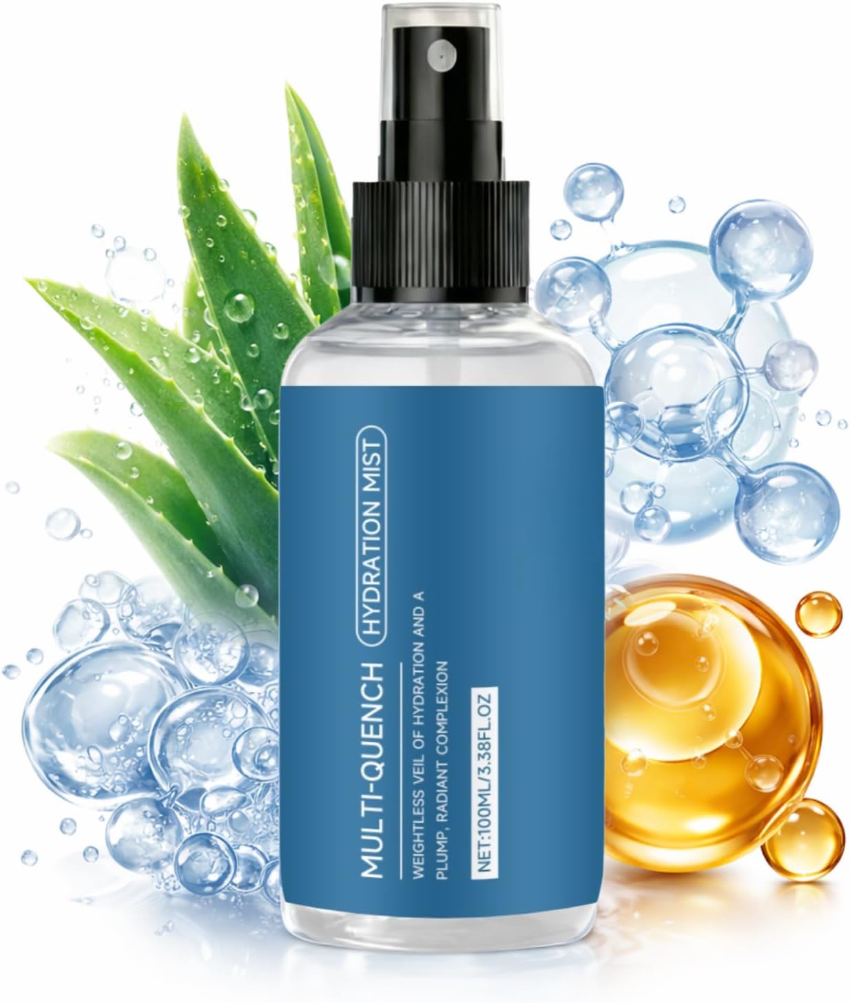 Hydrating Face Mist Spray, Facial Hydration Spray with Niacinamide &amp; Aloe, Moisturising Face Spray for Dry Skin, Lightweight Facial Mist Spray, Refreshing Face Spray for Daily Skincare 100ml