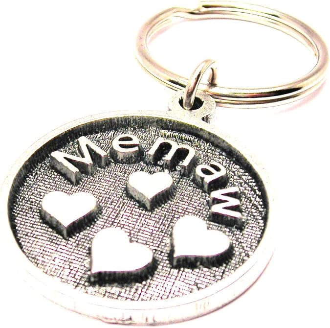 ChubbyChicoCharms Single Charm Memaw Keychain
