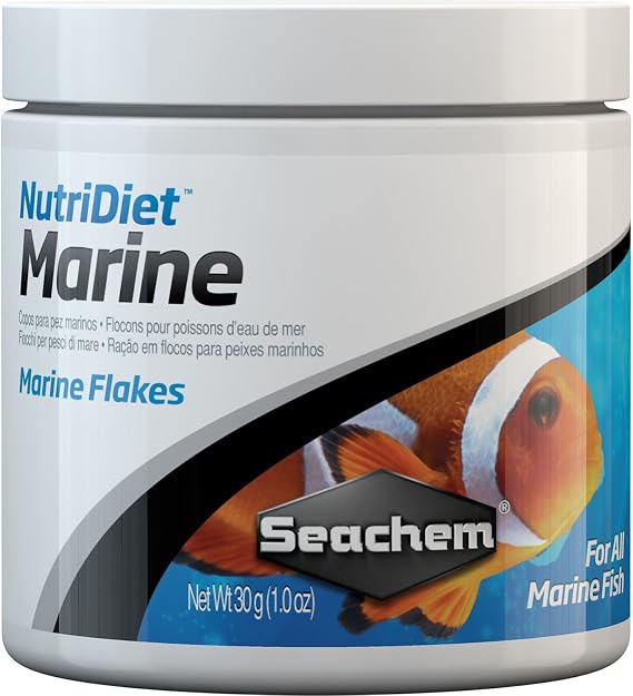 Seachem NutriDiet Marine Flakes w/Probitotis 30 g / 1.0 oz.