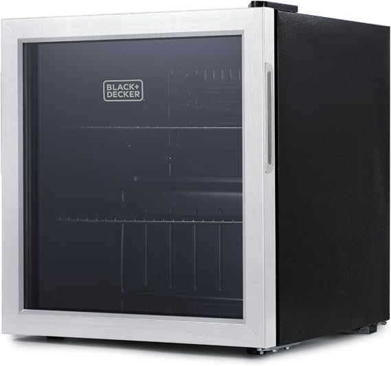 BLACK+DECKER 1.7 Cu. Ft. Beverage Cooler, BDB16HS