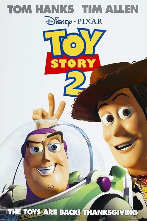 TOY STORY 2 MOVIE POSTER 2 Sided ORIGINAL FINAL 27x40 TIM ALLEN TOM HANKS