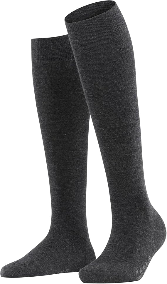 FALKE Women's Softmerino Knee-High Socks, Merino Wool Cotton, 1 Pair