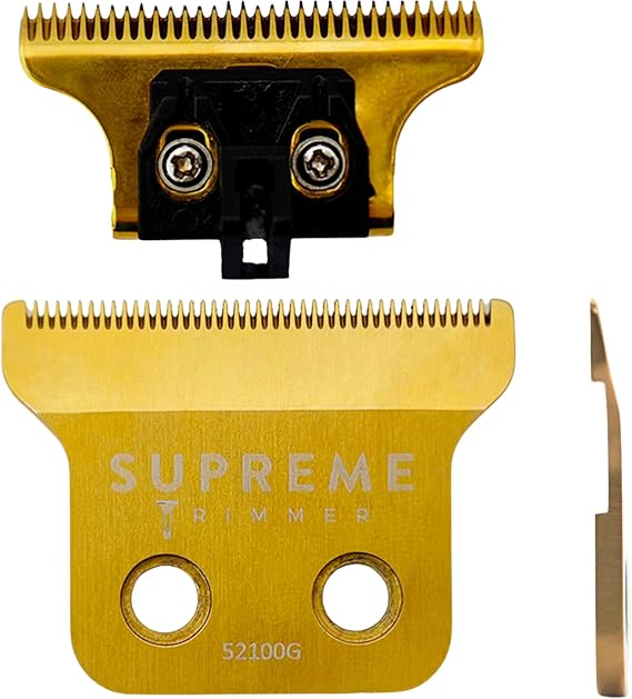 Supreme Trimmer Professional Adjustable Replacement Blade 52100G | Set for ST5200, ST5210, ST5220, T-Shaper | Gold