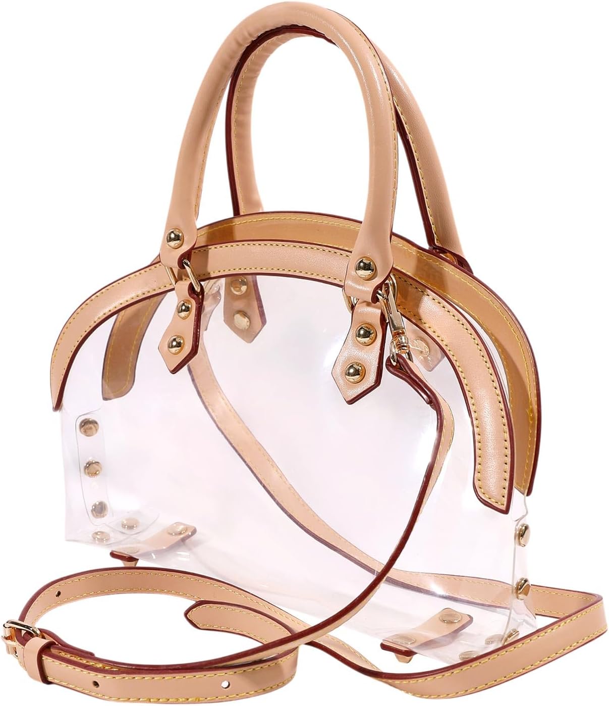 Tote Bag Handbag Making Kit with Handbag Bottom, Handle, Ribbon Easy Handmade DIY Bags for Women Gift Travel Summer Beach Party, Shell Shape, White