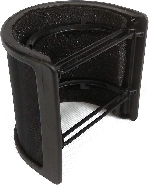 Aufnahmestudio Mikrofon Popfilter kompatibel für Audio-Technica AT2020 AT2035 AT8137 AT4033 AT4040 AT4047 AT5040 AT2050 AT4080 AT4050 AT4060 ATR2500 AKG c3000 C414XLII C314 RODE NT1 K2