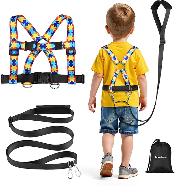 Safety Harness Leash for Kids with Autism, Special Needs and Older Children Ages 3-12