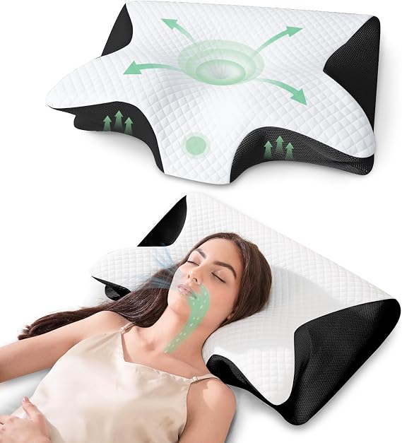 Memory Foam Cervical Neck Pillow for Neck Pain Relief