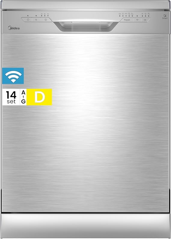 Midea SF 3.60N PRO dishwasher 60cm Freestanding & Undermountable Silver [Energy Class E]