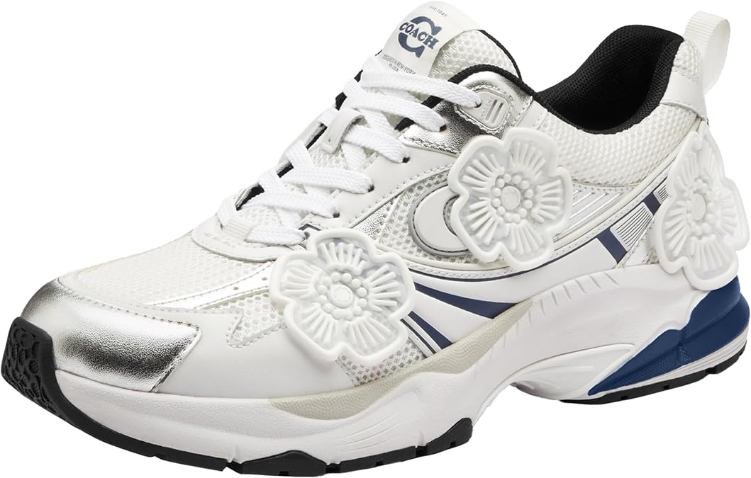 COACH Women's Tea Rose Mesh Sneakers