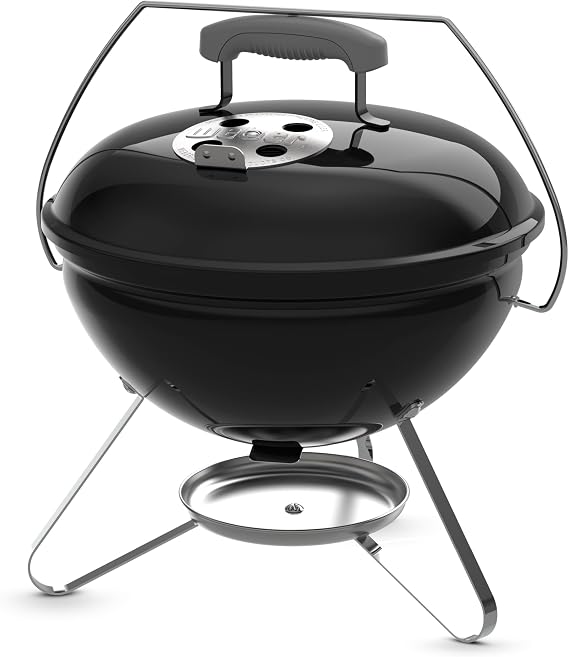 Weber Smokey Joe 14-Inch Portable Charcoal Grill, Black
