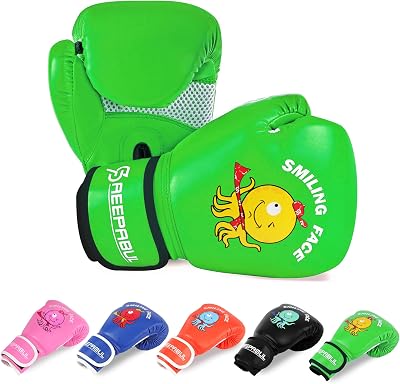 Upgrade Kids Boxing Gloves for 3-8 Year Boys and Girls, Toddler Boxing Gloves for Kids Training, Boxing Gloves Kid Sparring for Punching Bag, Kickboxing, Muay Thai, MMA