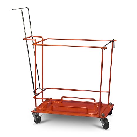 Covidien 8992H SharpSafety Floor Cart, for Large Volume Container, 8, 12 and 18 gal | Sharps Container Holder, One Handed Disposal Access, Keeps Lid Open During Procedures, Easy Transport Design