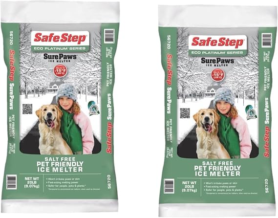 North American Salt 56720 Sure Paws Ice Melter, 20-Pound (2)