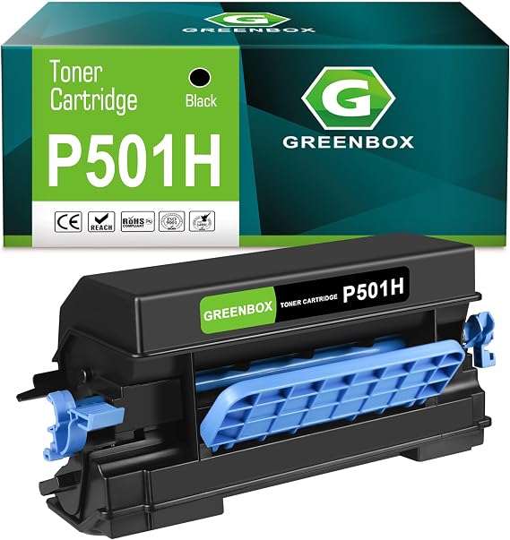 GREENBOX Compatible P501H Toner Cartridge Replacement for Ricoh 418446 Toner Cartridge for IM 430FB P501H P501 Type P 501H Printer, 1 Black, 14,000 Pages