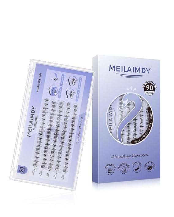 Self Adhesive DIY Bottom Lash 90 Pcs Pre-glued Lower Eyelash MBSA-DIY-001