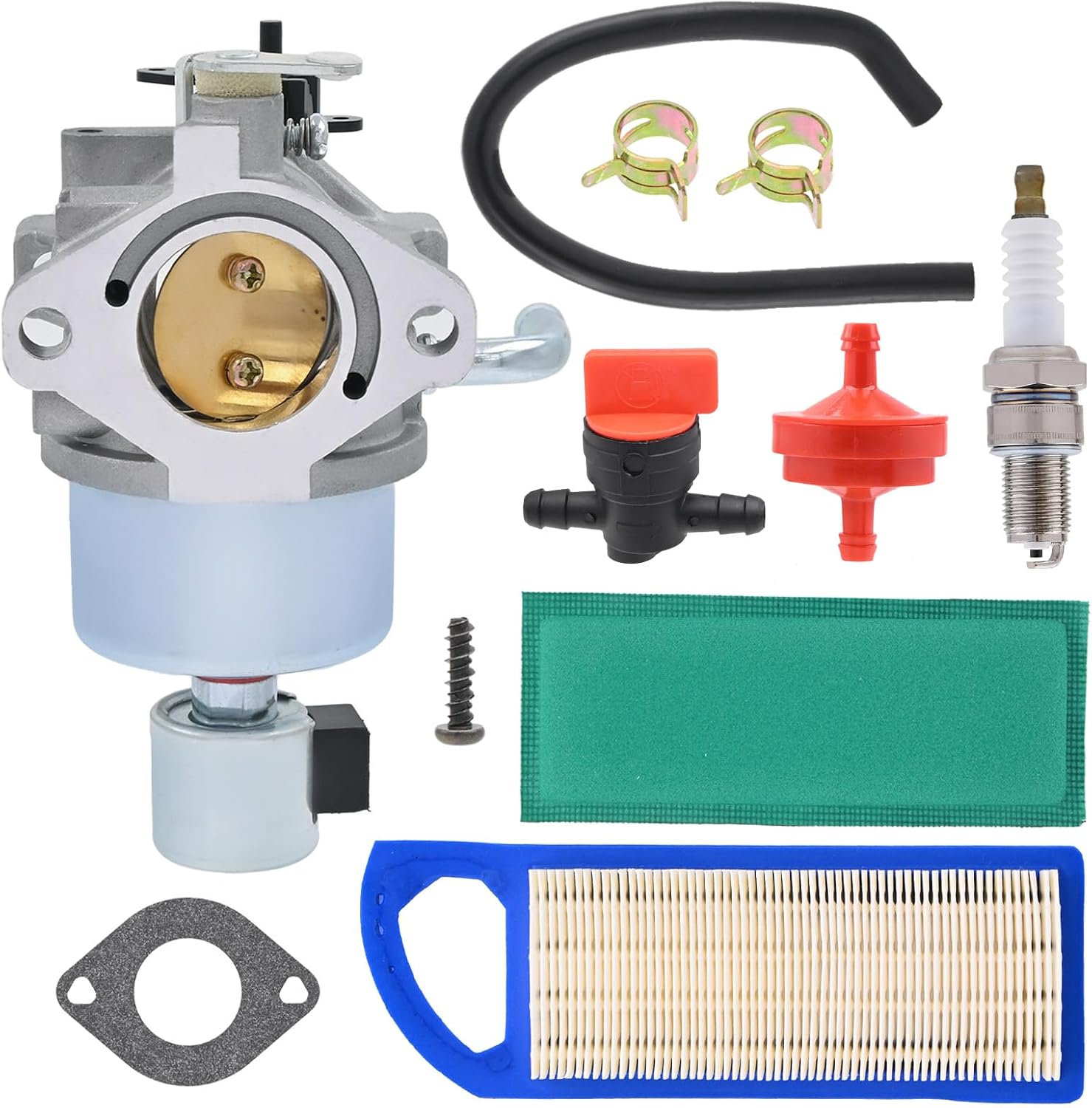 594605 Carburetor with Air Filter Fuel Filter for B&S 792768 591734 31N607 31P677 31Q677 Single Cylinder Engine