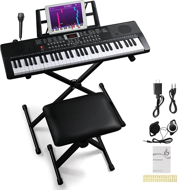 Ktaxon 61 Key Keyboard Piano, Electric Keyboard Piano