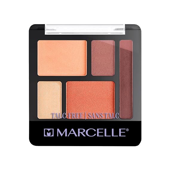 Marcelle Talc-Free Quintet Eyeshadow, Spiced Cider, 5.6 g