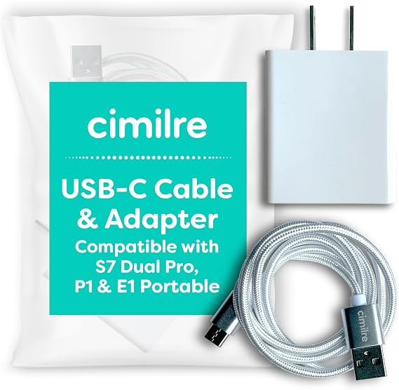 USB-C Cable and 12V Power Adapter