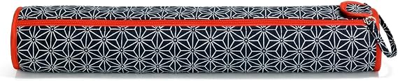 Prym Knitting Needle Storage Roll & Organizer, Navy Geometric