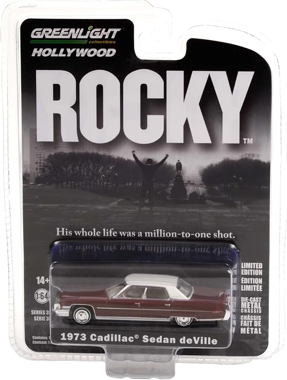 Greenlight 1:64 Hollywood Series 35 - Rocky (1976) - 1973 Sedan deVille 44950-A [Shipping from Canada]