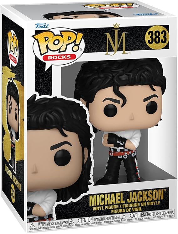 Funko POP! Rocks: Michael Jackson (Dirty Diana) | Official Music Merch - Collectable Vinyl Figurine for Shelf Display - Birthday Gift Idea for Fans and Collectors