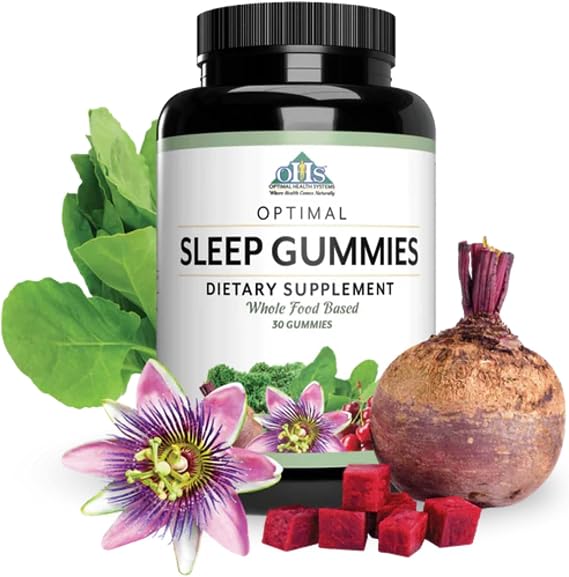 Optimal Health Systems Sleep Gummies for Rest and Circadian Rhythm Support