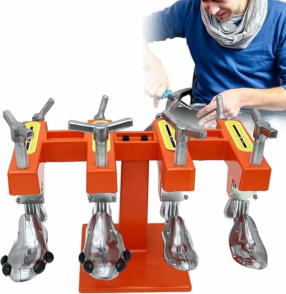 Portable Shoe Widener Expander Machine, Aluminum Alloy Shoe Repairing Stretching Machine, Adjustable Width & Length, for Men and Women High Heels