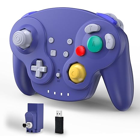 miadore Wireless GameCube-Controller für Switch 1/2/OLED/Lite/NGC-Konsole