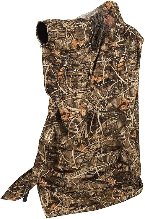 LensCoat Photo Blind Lens Hide Light Weight Tall, Realtree Max4 camo camera tripod cover (LCLH2TM4)