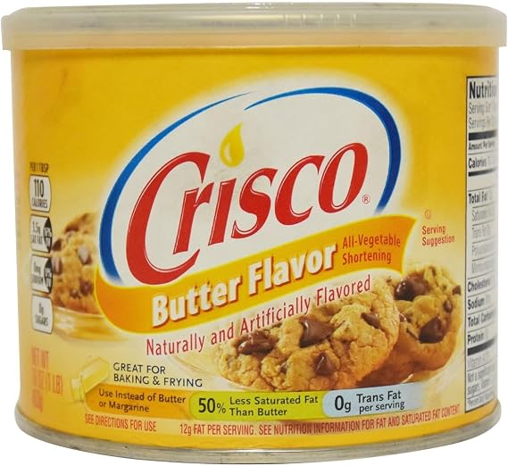 Crisco Butter Flavour 453 g, 1 pack (1 x 453 g)
