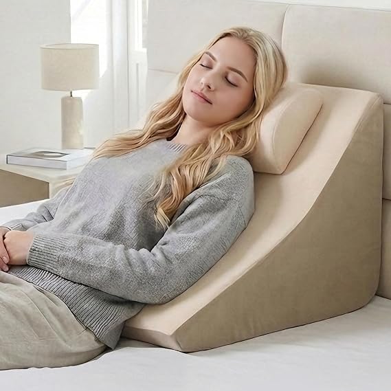 Vekkia 21 Back Rest Pillow with Dual-Layer Foam for Reclining and Sitting