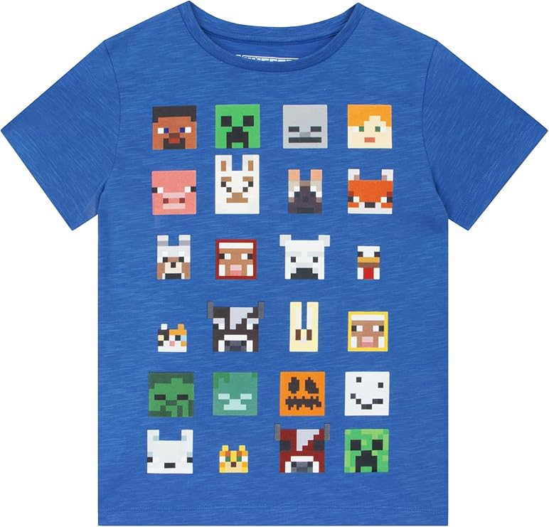 Minecraft Sprites Boys' T-Shirt Green