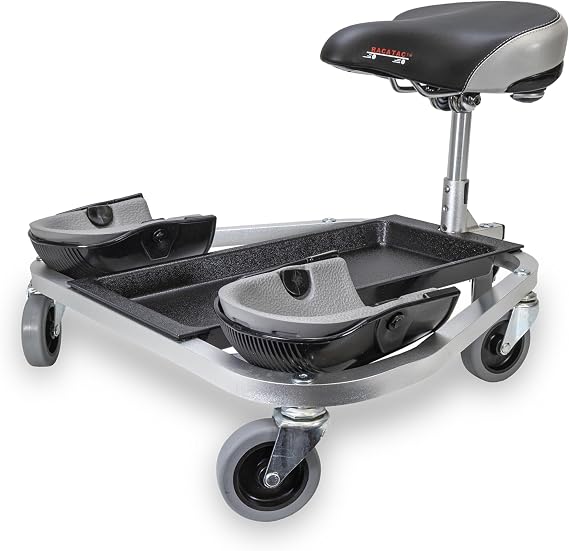 Racatac Kneeling Creeper 3 Inch Casters, Rolling Seat, Assembled in USA