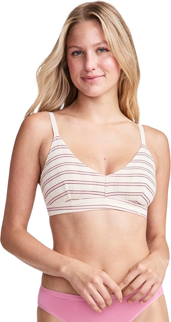 Jockey Women's Bra Organic Cotton Stretch Triangle Bralette