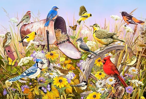 Cobble Hill 2000 Piece Puzzle - Field Song - Sample Poster Included
