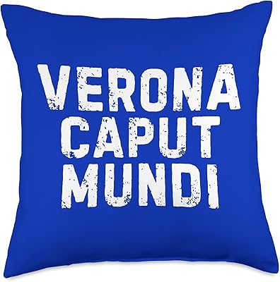 Verona Caput Mundi Citta Simpatica Uomo Donna Bambino Throw Pillow