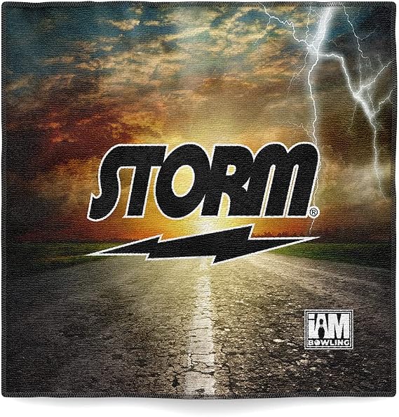 Logo Infusion - Dye-Sublimated Microfiber Bowling Towel - One Sided Print - Storm On The Road Style DSMTST14