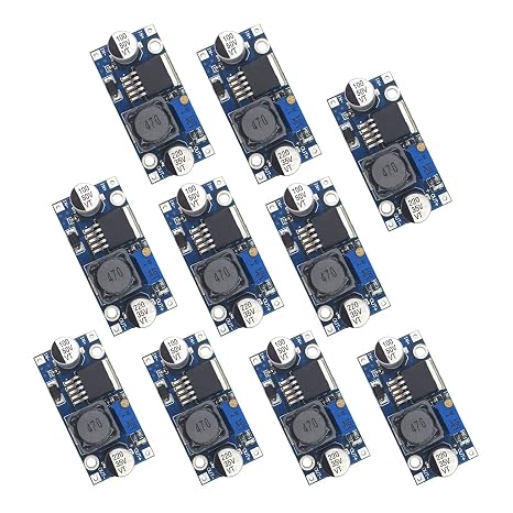 10 Pack LM2596 DC to DC High Efficiency Voltage Regulator 3.2-35V to 1.25-30V Buck Converter DIY Power Supply Module