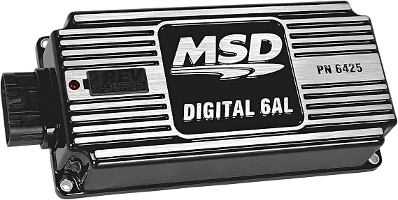 MSD 64253 Black, 6AL, Digital Ignition w/Rev Control - Black