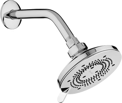 Brondell Nebia Yuba Fixed Shower Head, 5- Setting, Precision Nozzle, Chrome