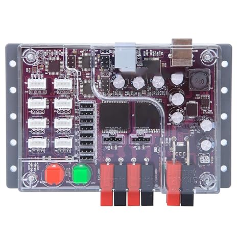 Robot Controller Kit, 32KB Flash 5V 1000W Programmable Memory Industrial Robot Parts Robot Accessories, Robot Control Board