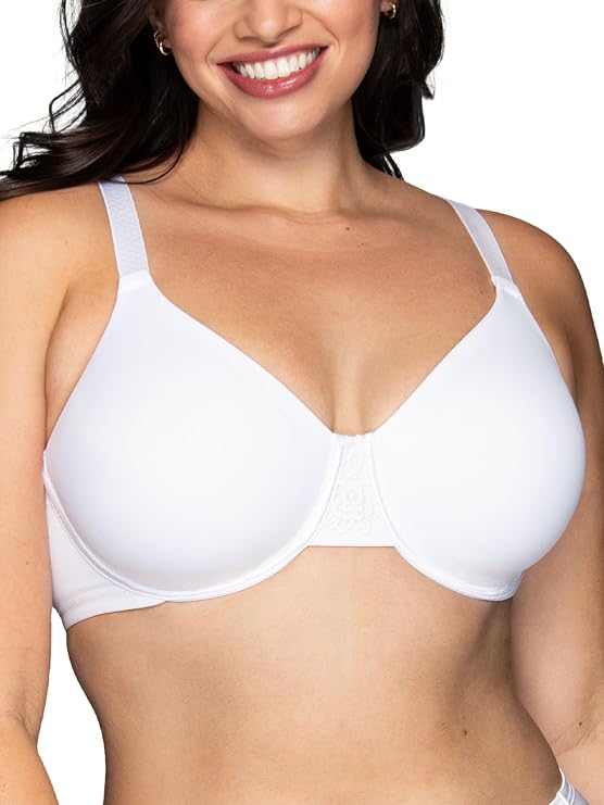 Vanity Fair Women's Beauty Back Smoothing Minimizer Bra, Minimizes Bust Line up to 1.5", Non Padded Cups up to H