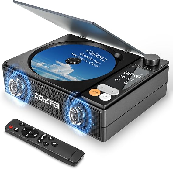 Portable CD Player with Bluetooth Desktop Portable CD Players for Home