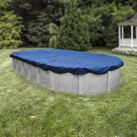 Pureline Denali Oval Above Ground Winter Pool Cover, 12' x 24,