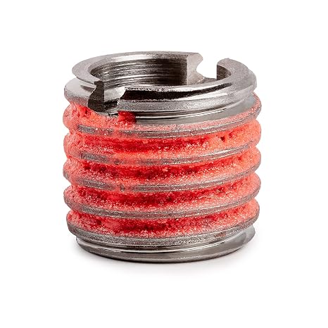 E-Z Lok Externally Threaded Insert, 303 Stainless Steel, 3/4"-10 Internal Threads, 1"-8 External Threads, 0.781" Length, Made in US
