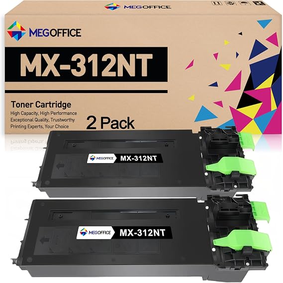 MX-312NT Black MX312NT Toner Cartridge 2-Pack