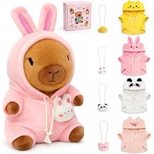9-pc Capybara Plush Set Suitable for Kids Girls Cute and Soft Capybara Plush Stuffed Animal that Can Be Casually Matched (Animal Capybara)