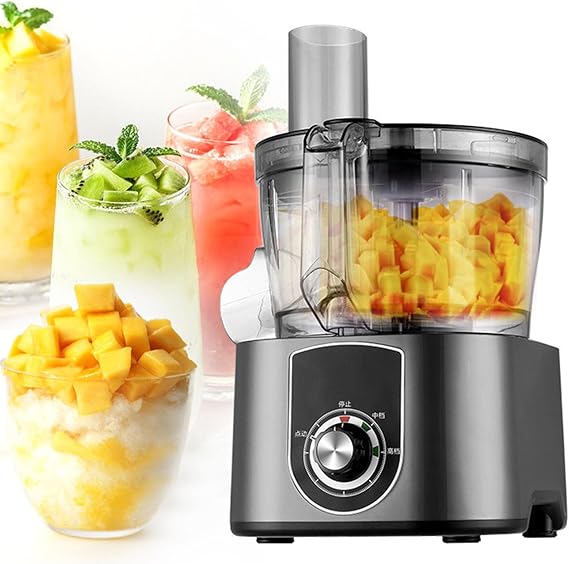 Electric Vegetable Chopper Adjustable Vegetable Slicer Electric Vegetable Cutter, Electric Vegetable Chopper, 2 in 1 Vegetable Slicer and Dicer for Kitchen Food Grade Stainless Steel Vegetables